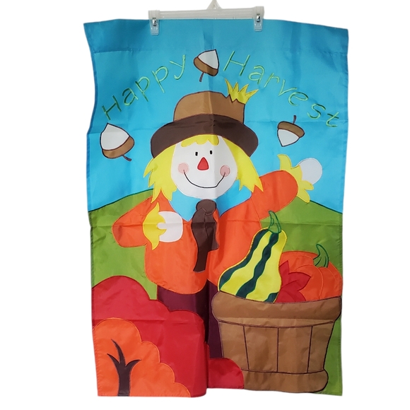 Source Unknown Other - NWOT Happy Harvest Fall Large Flag Outdoor